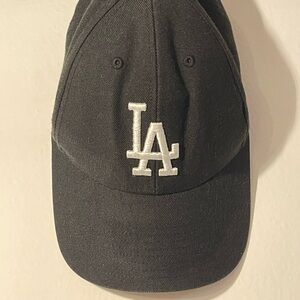 47 Black & White LA Dodgers Cap